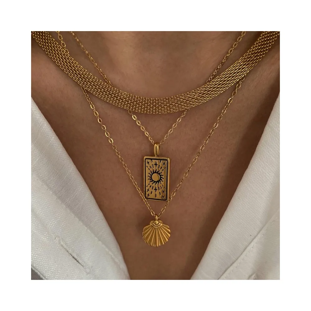 Collar Shell Oro