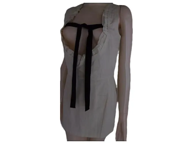 Comme Des Garcons Tops Blanco 