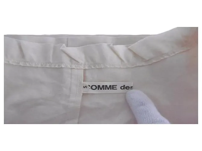 Comme Des Garcons Tops Blanco 