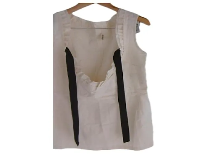 Comme Des Garcons Tops Blanco 