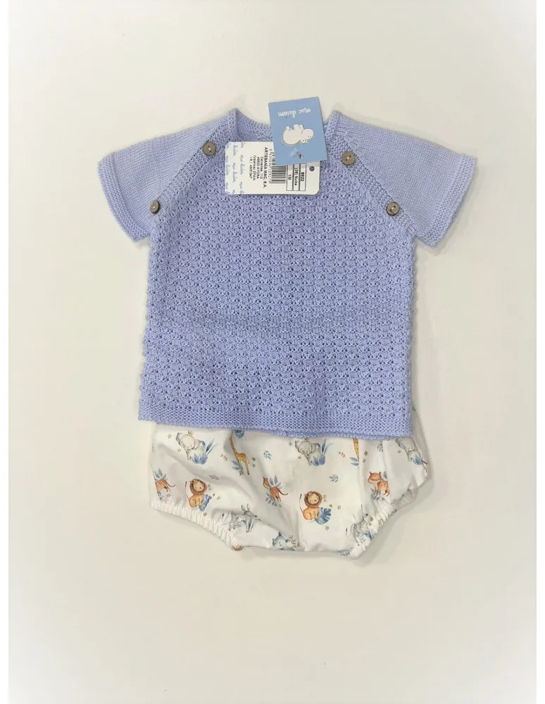 CONJUNTO CON CULOTTE ESTAMPADO ANIMALES MAC ILUSION