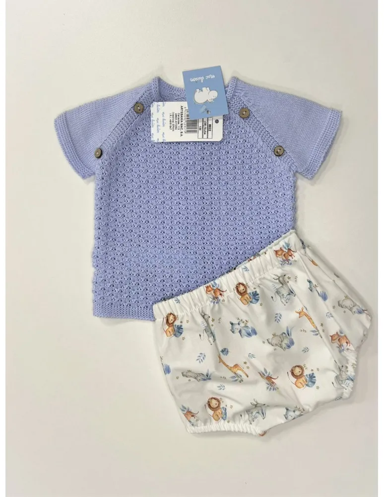 CONJUNTO CON CULOTTE ESTAMPADO ANIMALES MAC ILUSION
