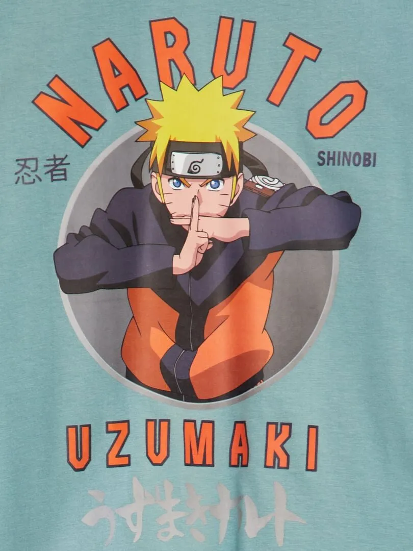 Conjunto de pijama con camiseta + pantalón 'Naruto' 2 piezas - VERDE