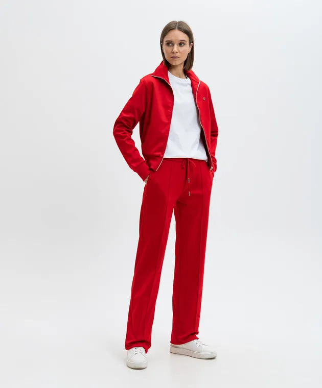 Coperni Red sweatpants with logo emblem