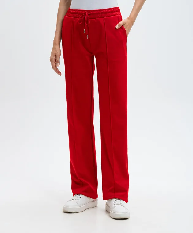 Coperni Red sweatpants with logo emblem