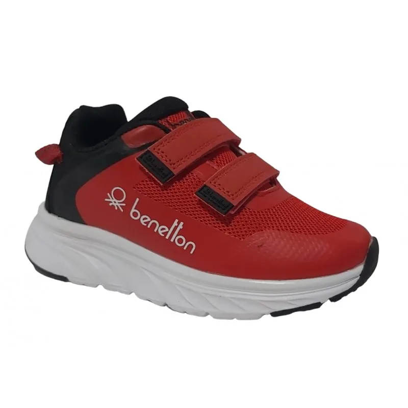 Deportivo Casual Niño Rojo-Negro. UNITED COLOURS OF BENETTON,