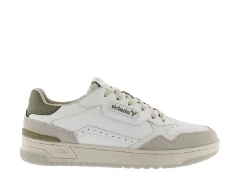 DEPORTIVO CLASIS COLORS UNISEX VICTORIA EN COLOR BLANCO-KAKI 8800113