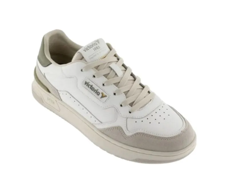 DEPORTIVO CLASIS COLORS UNISEX VICTORIA EN COLOR BLANCO-KAKI 8800113