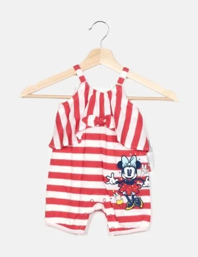 Disney Pelele bicolor detalle lazo