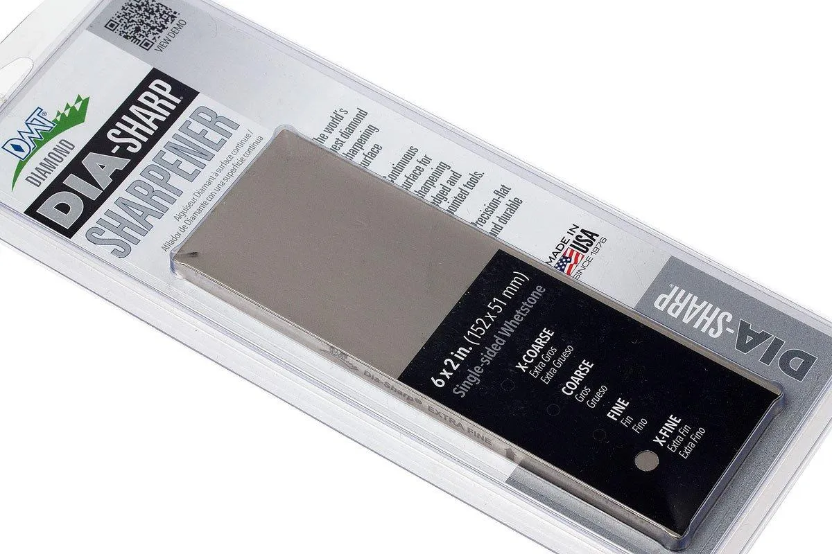 DMT DiaSharp Bench Stone 6x2 D6E una sola cara, extra fina