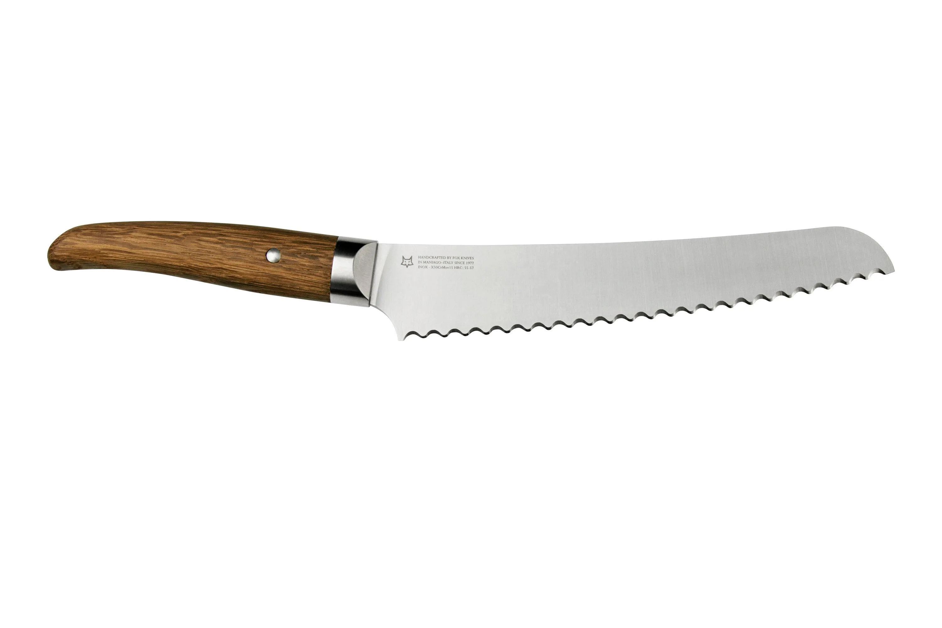 Due Cigni Coquus Bread Knife 21cm, 2C2106SO cuchillo de pan