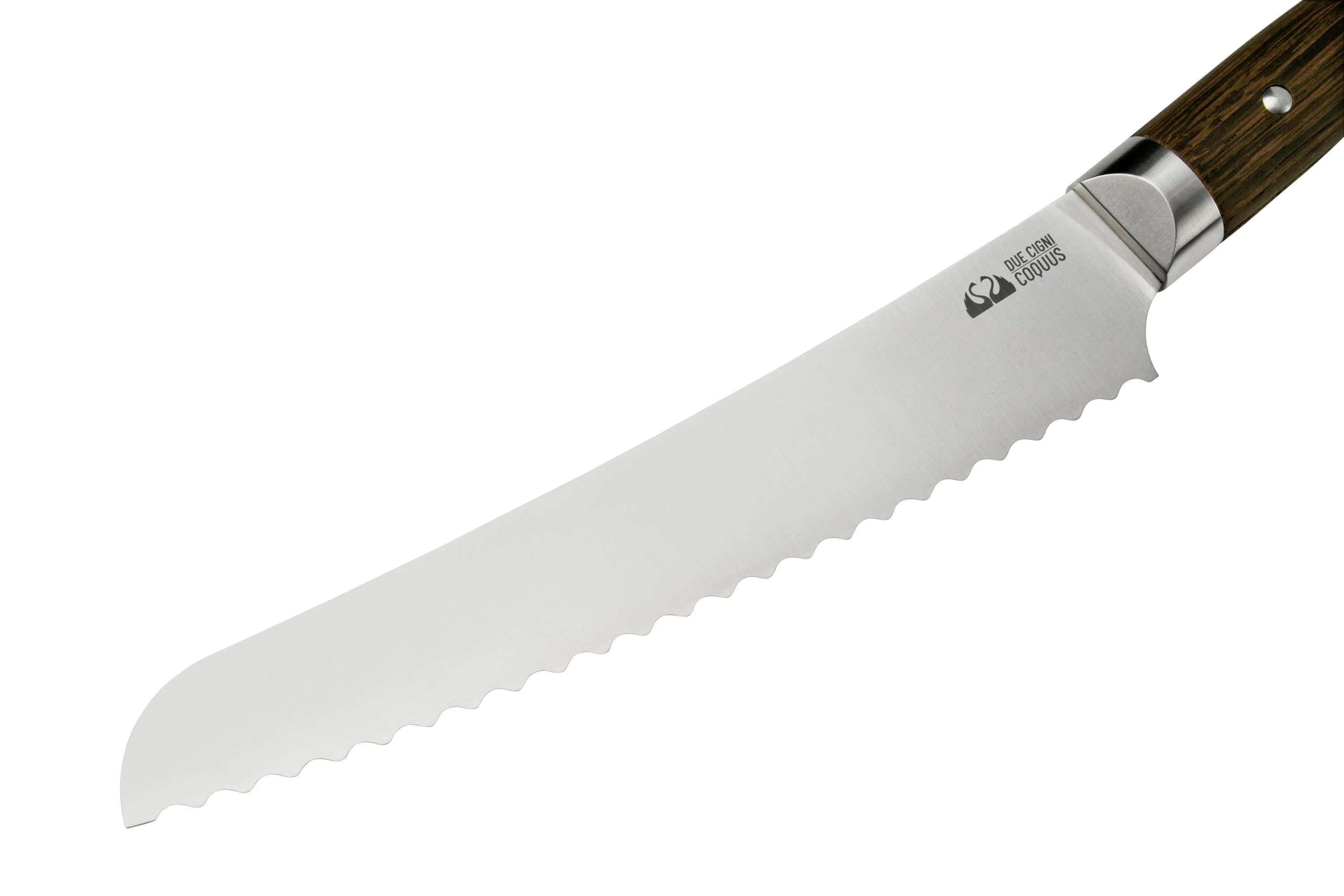 Due Cigni Coquus Bread Knife 21cm, 2C2106SO cuchillo de pan