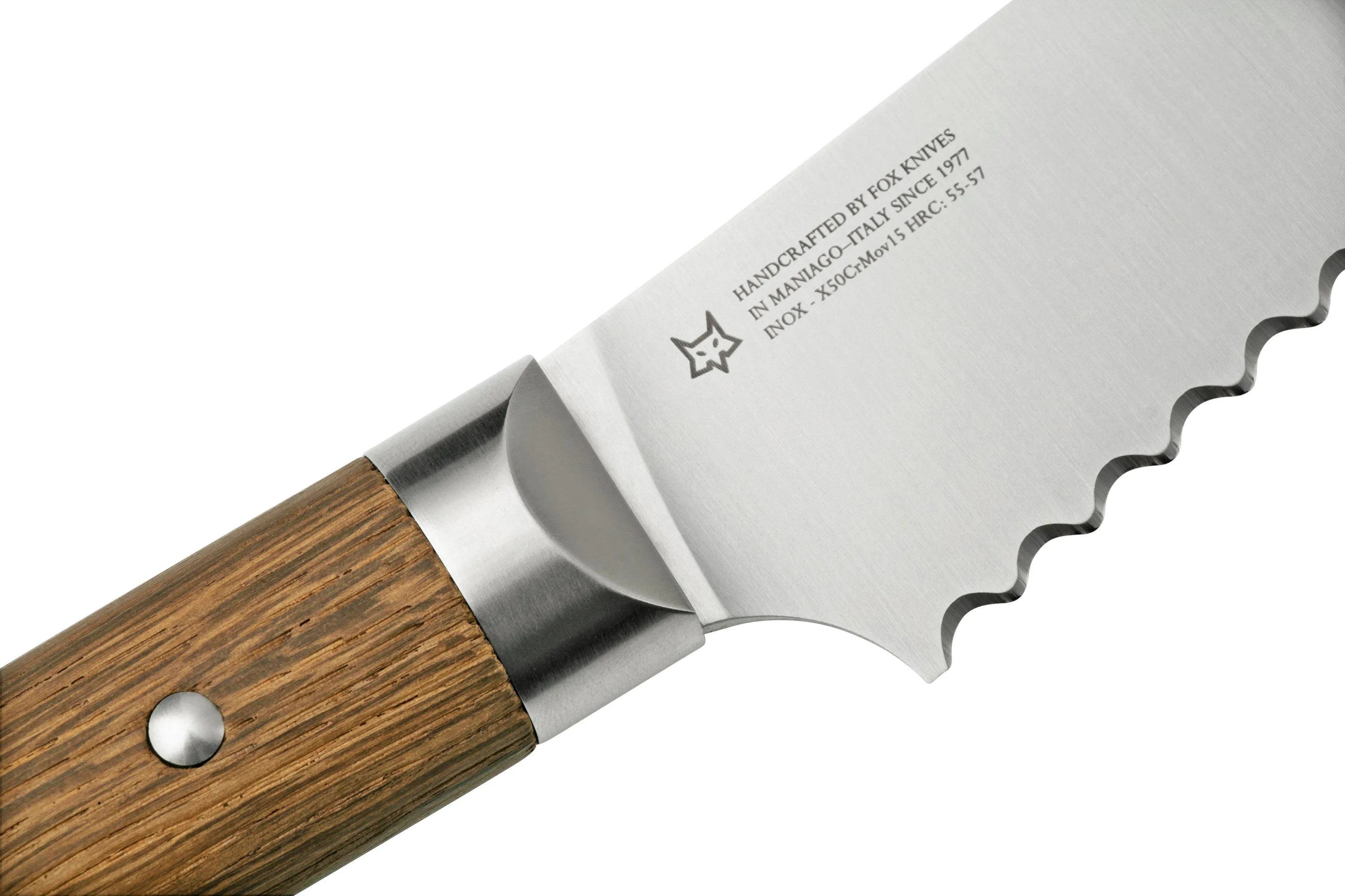 Due Cigni Coquus Bread Knife 21cm, 2C2106SO cuchillo de pan