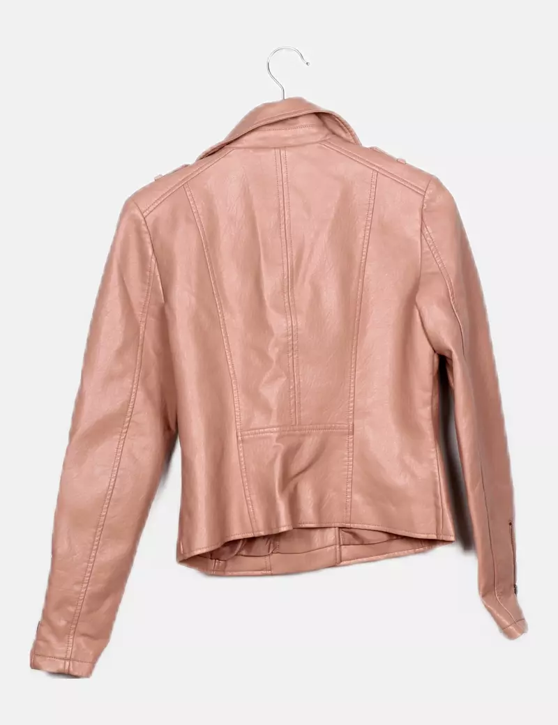 Edc Chaqueta biker rosa