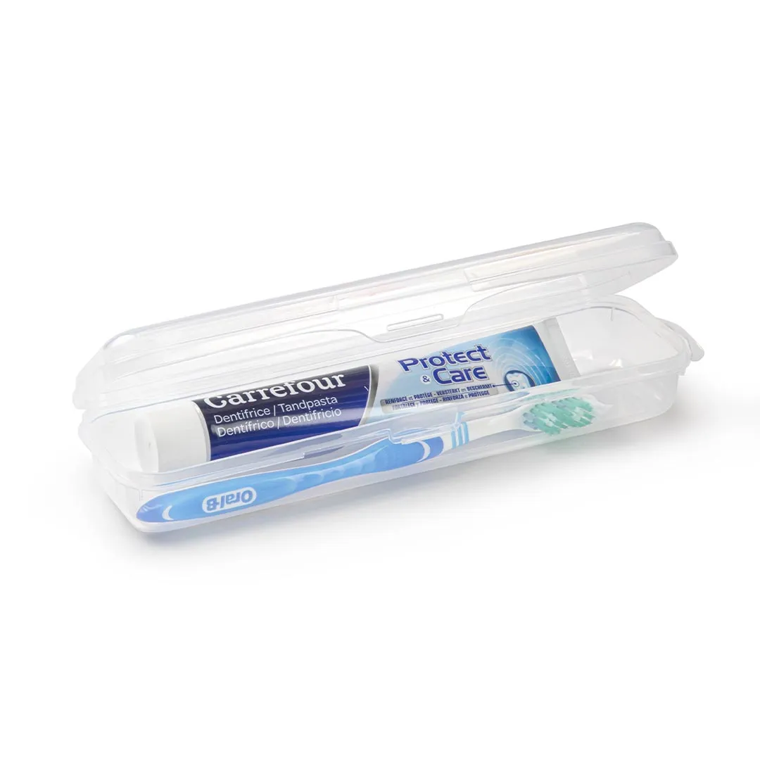 Estuche Cepillo De Dientes  Transparente