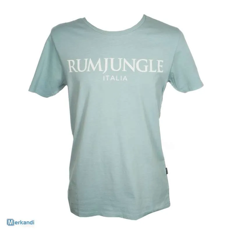 Explora la colección de camisetas para hombre RUMJUNGLE+GATE64: variedad de tallas S-XXL para comerciantes minoristas (R12)