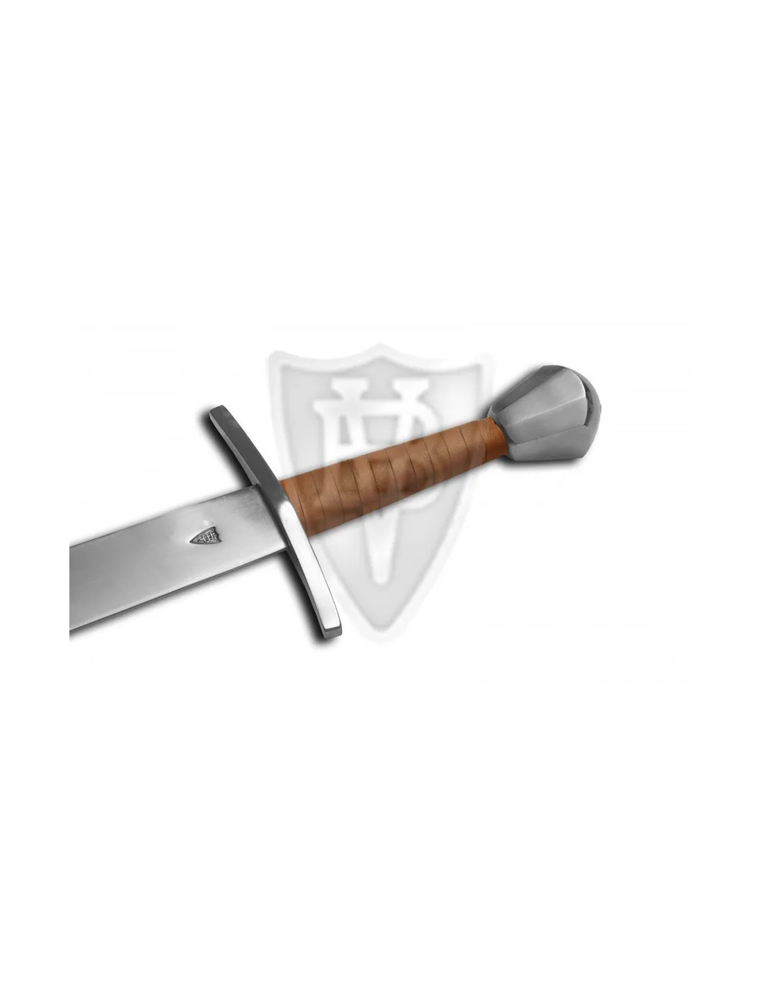 Falchion pomo Pera para Combate Medieval, Buhurt-HMB, siglos XIII-XIV
