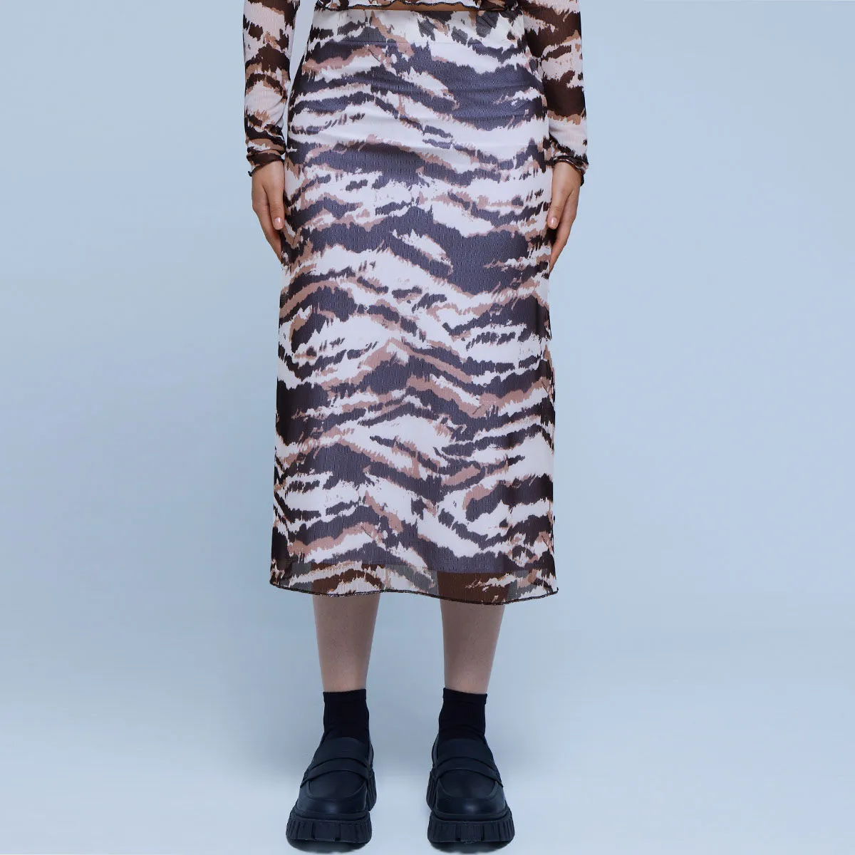 Falda Animal Print