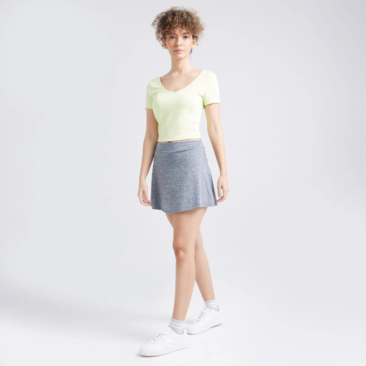 Falda Deportiva Jaspeada