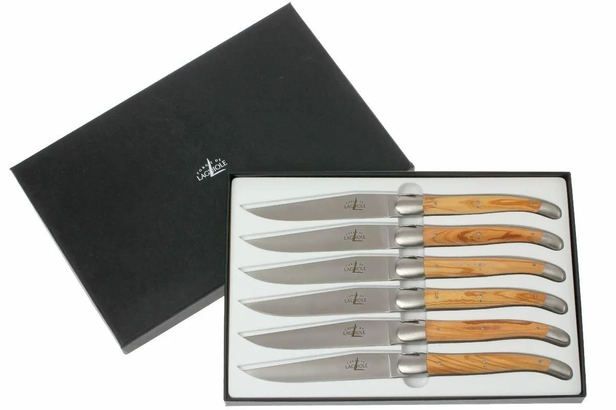 Forge Laguiole, T62MINOL, madera de olivo