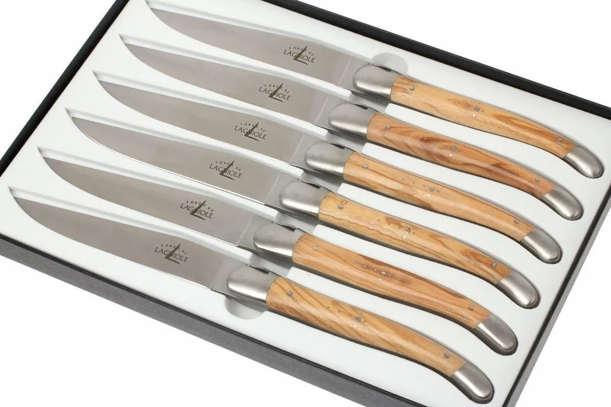 Forge Laguiole, T62MINOL, madera de olivo