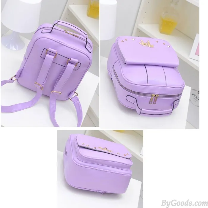 Fresh Pony Rivet  College Backpack & Handbag