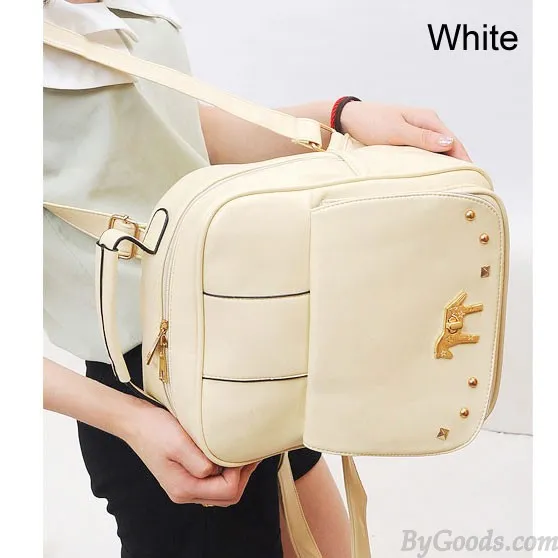 Fresh Pony Rivet  College Backpack & Handbag
