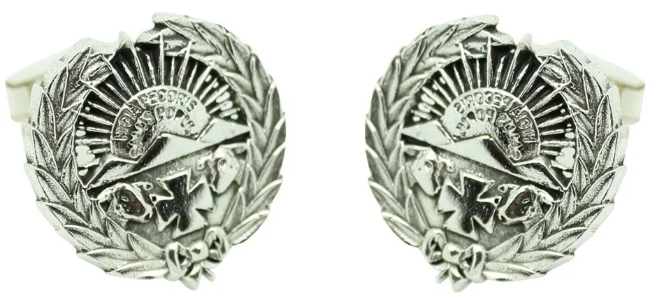 Gemelos para camisa Insignia Veterinaria Plata 925
