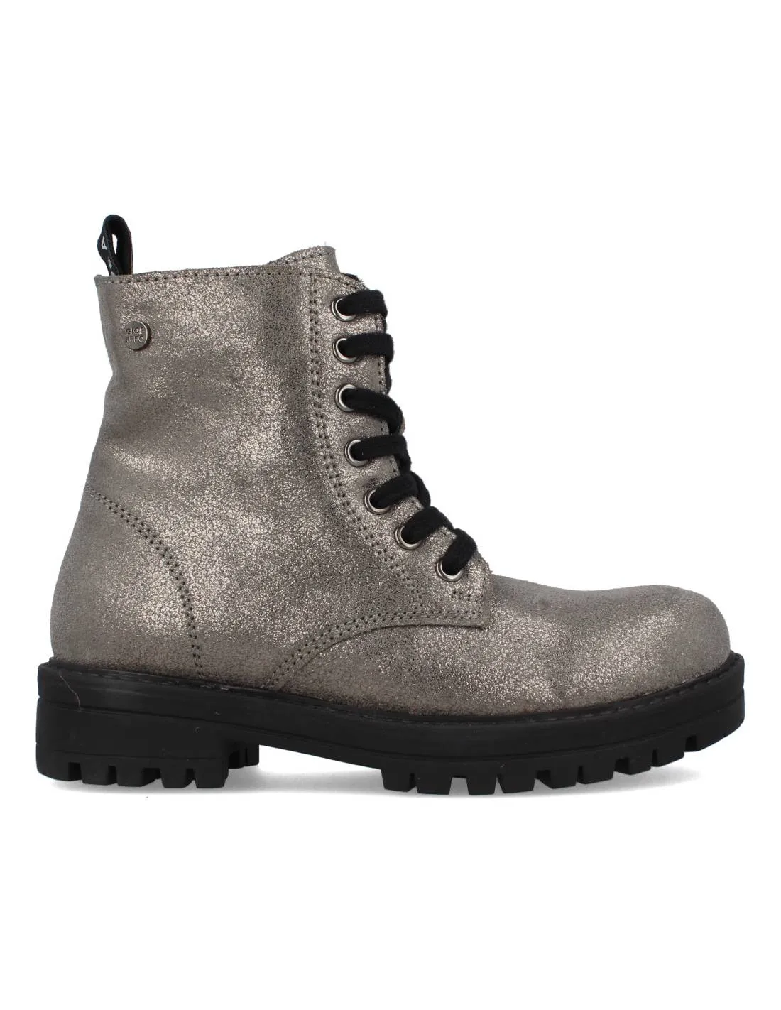 Gioseppo Kids - Botín Militar Piel Gris Aalborg