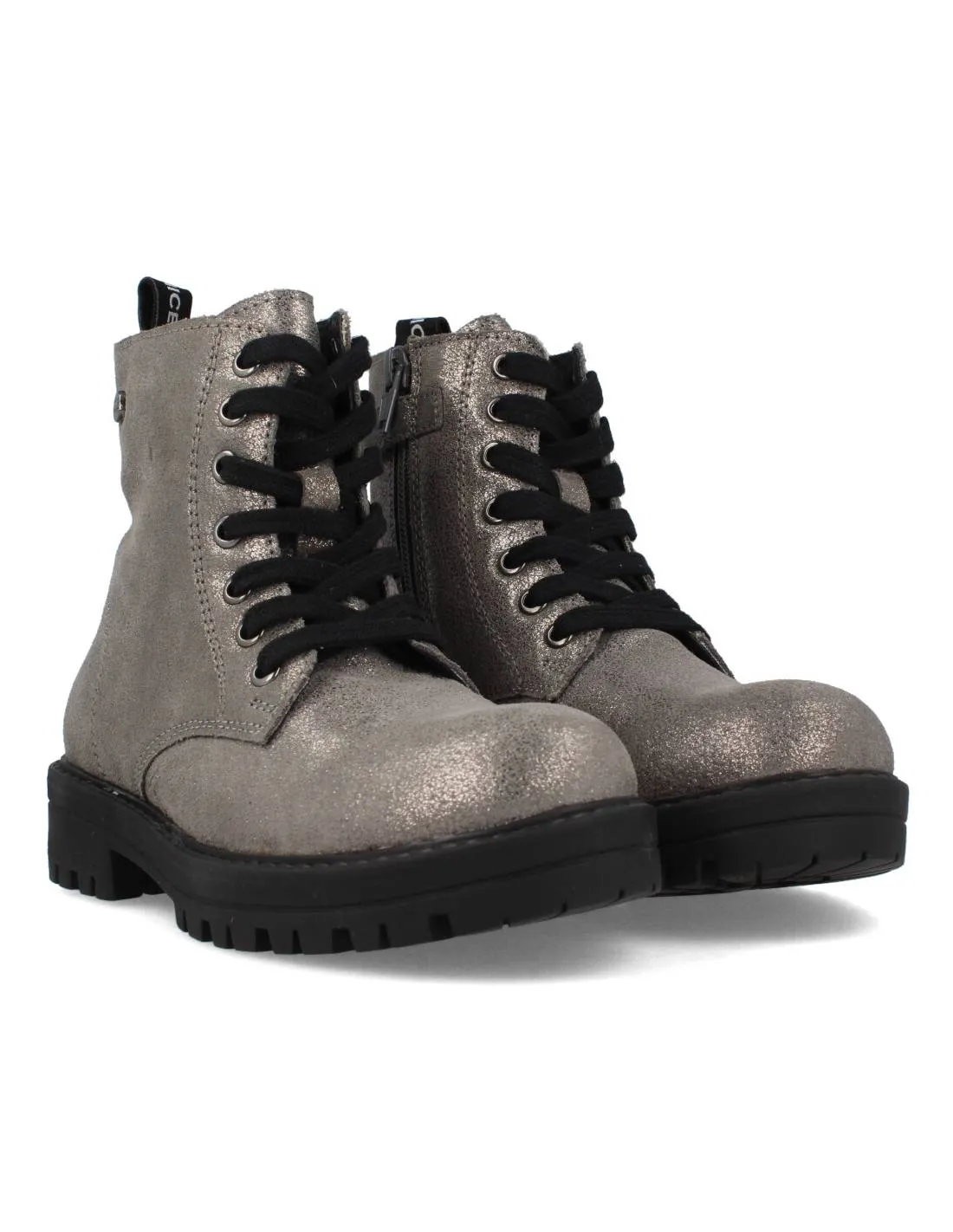 Gioseppo Kids - Botín Militar Piel Gris Aalborg