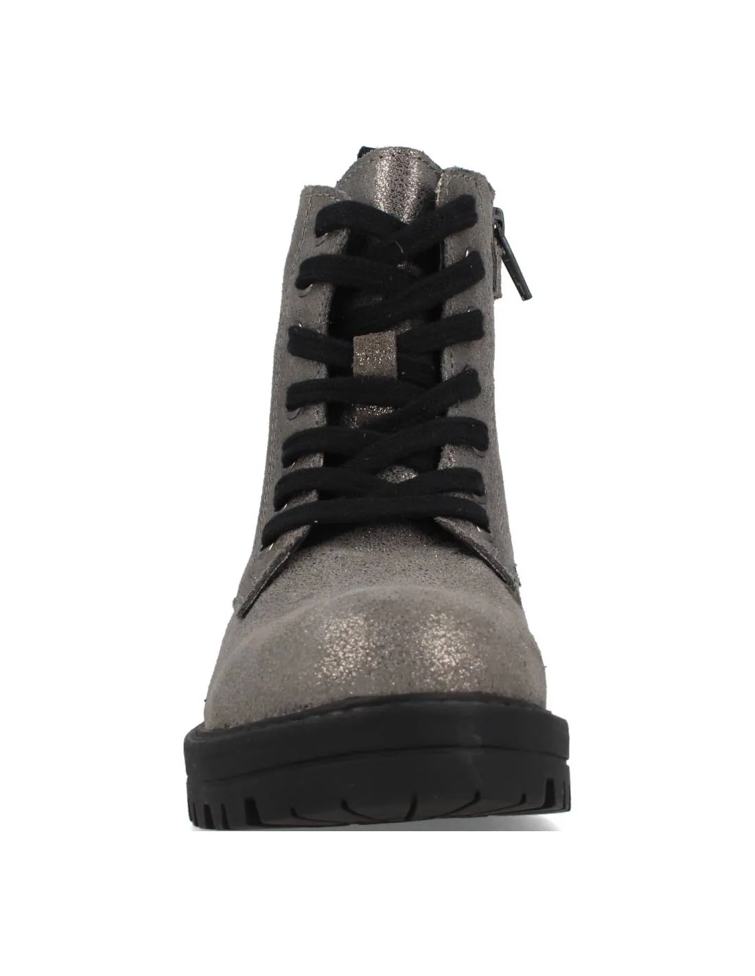 Gioseppo Kids - Botín Militar Piel Gris Aalborg