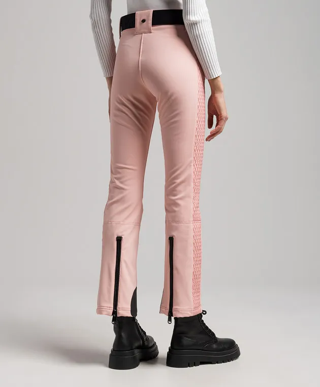 Goldbergh Broore Ski pink ski pants with stripes
