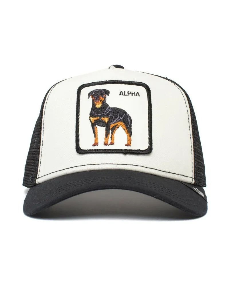 Gorra goorin bros blanca rottweiler alpha dog