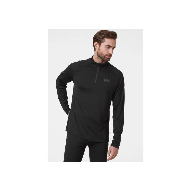 HELLY HANSEN Lifa Active 1/2 Zip Performance First Layer (Negro) Hombre