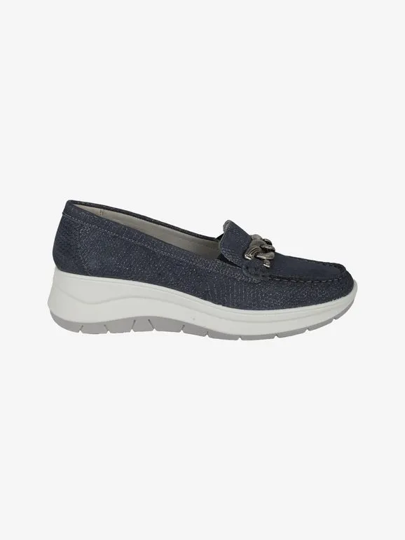 Igi&Co Mocasines mujer piel con cuña