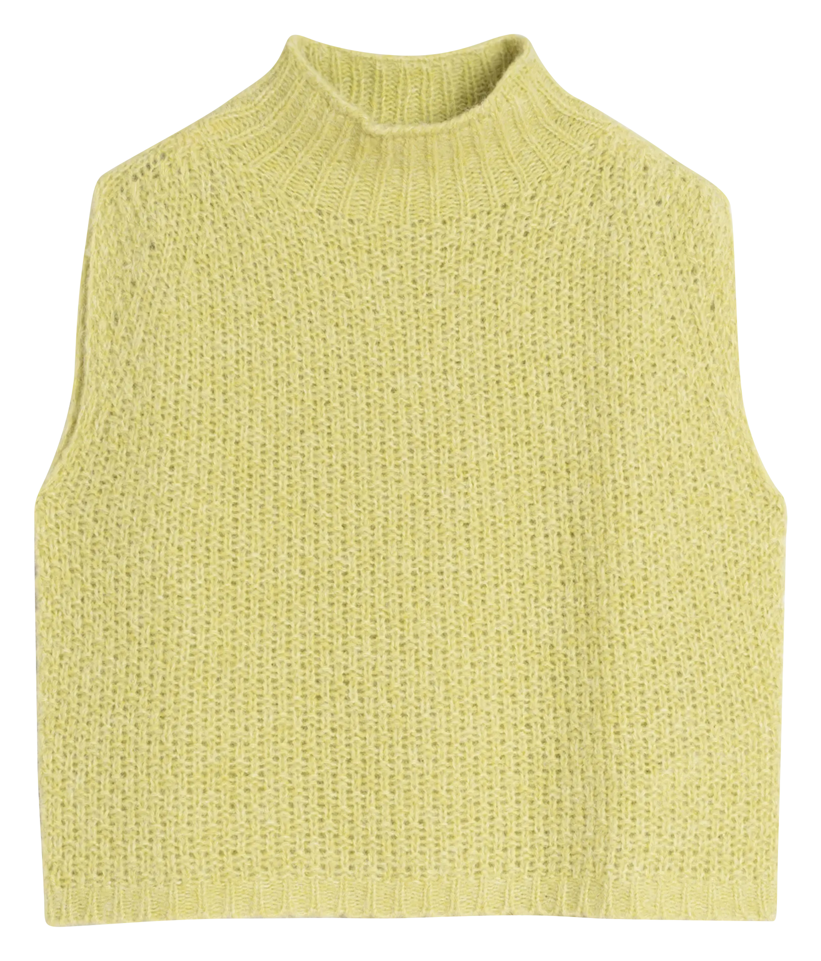INDI & COLD Camiseta de tirantes de punto en amarillo