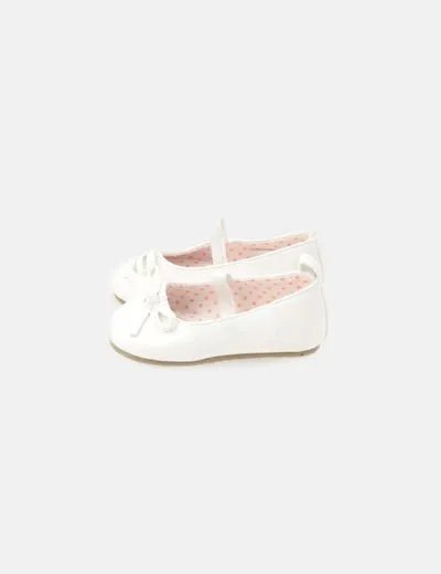 Inextenso Bailarina blanca detalle lazo
