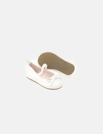 Inextenso Bailarina blanca detalle lazo