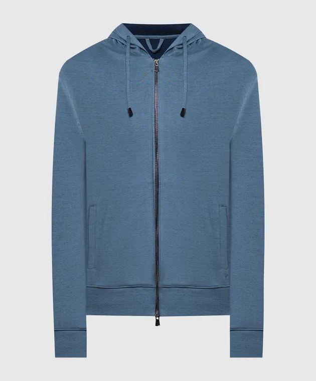 ISAIA Blue sports jacket with a logo