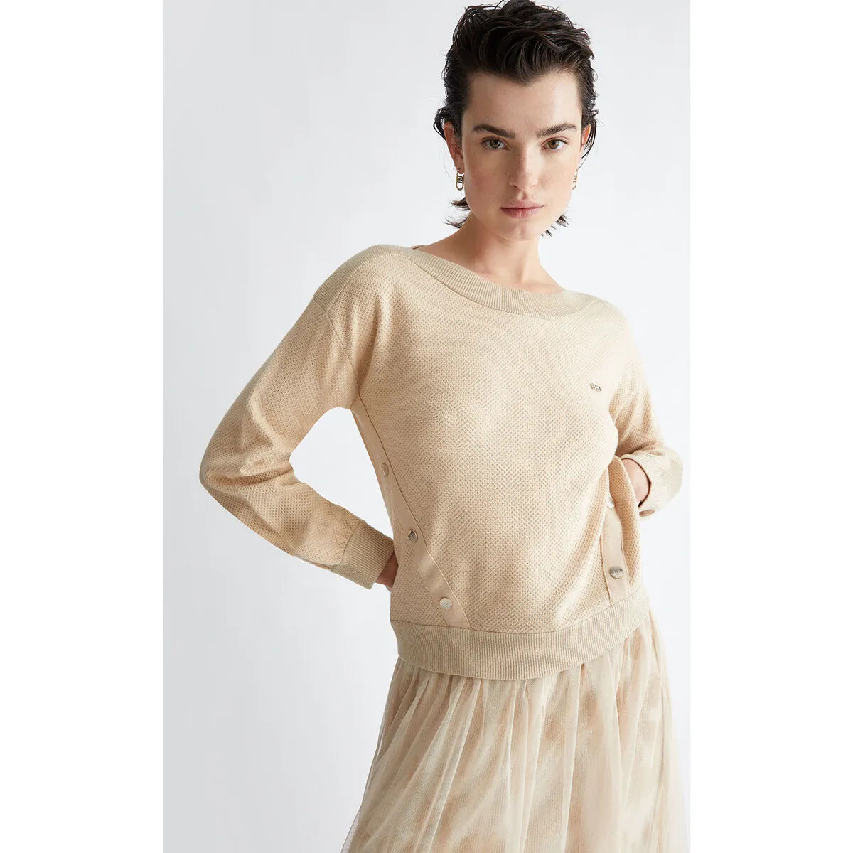 Jersey con botones