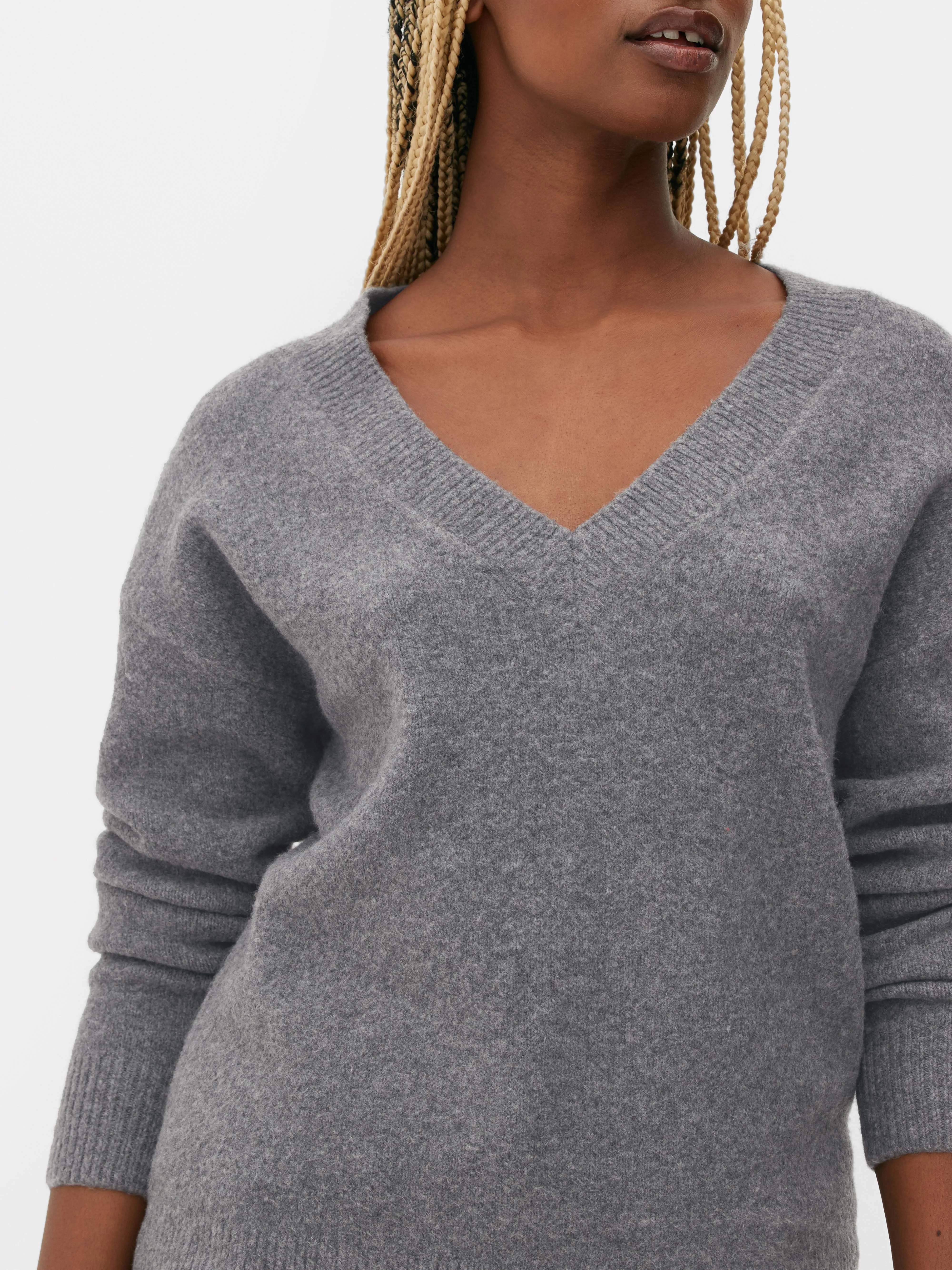 Jersey con cuello de pico