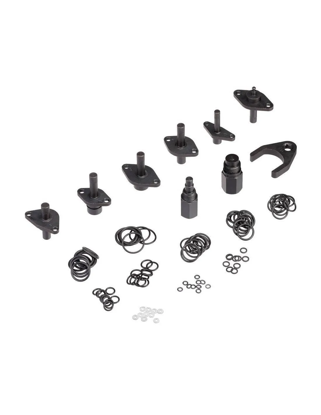 KIT DE FALSOS REGULADORES PARA BOMBA INYECTORA COMMON RAIL DELPHI, BOSCH, DENSO Y SIEMENS