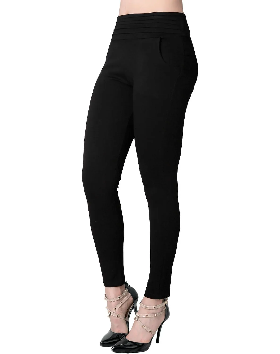 Leggins Mujer Casual Negro Stfashion 72600064