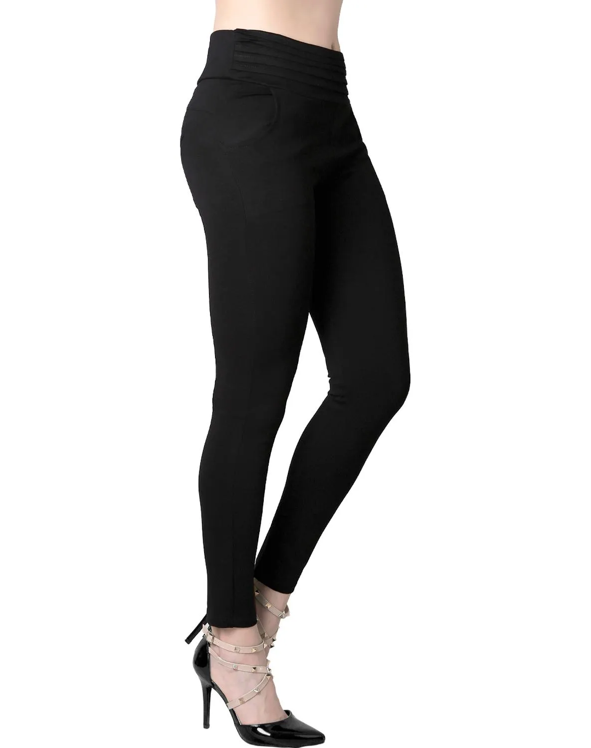 Leggins Mujer Casual Negro Stfashion 72600064