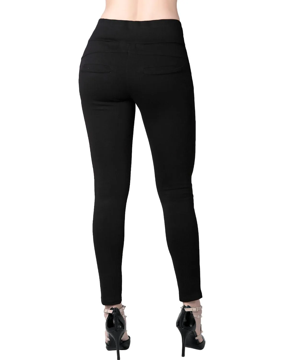 Leggins Mujer Casual Negro Stfashion 72600064