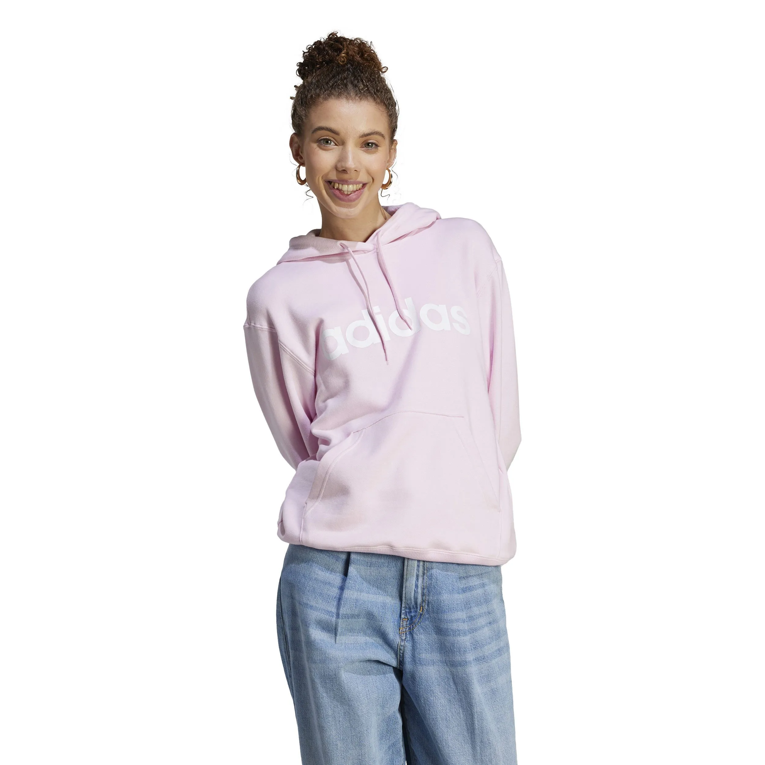 Linear French Terry Sudadera Con Capucha Mujeres