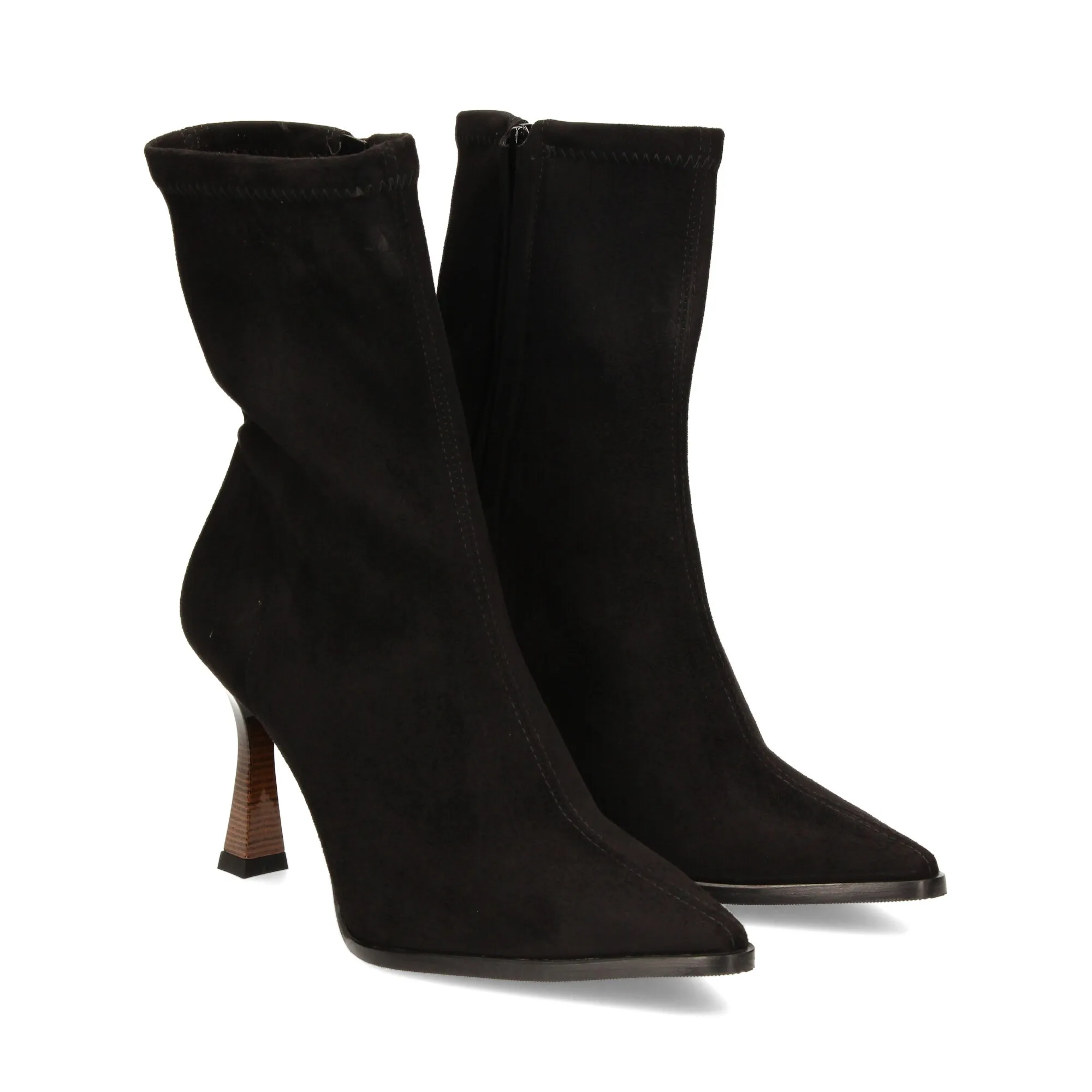 LODI Botines con tacón de Mujer NEGRO