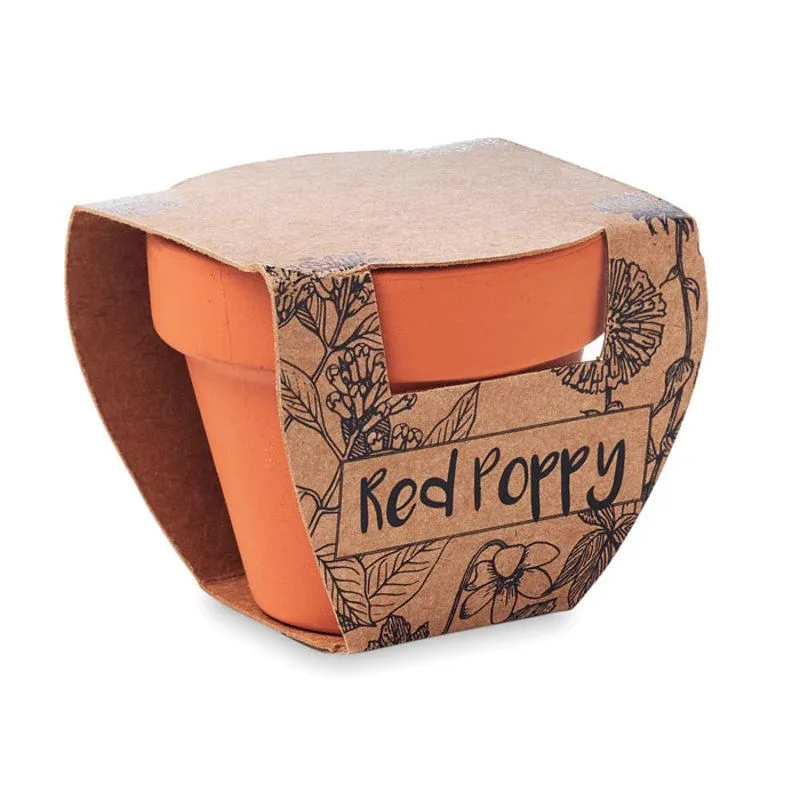 Maceta personalizada Red poppy