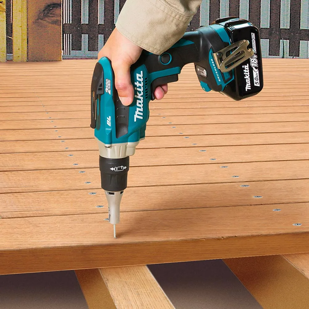 Makita Atornillador Drywall 1/4″ 18v BL DFS250Z Sin Batería