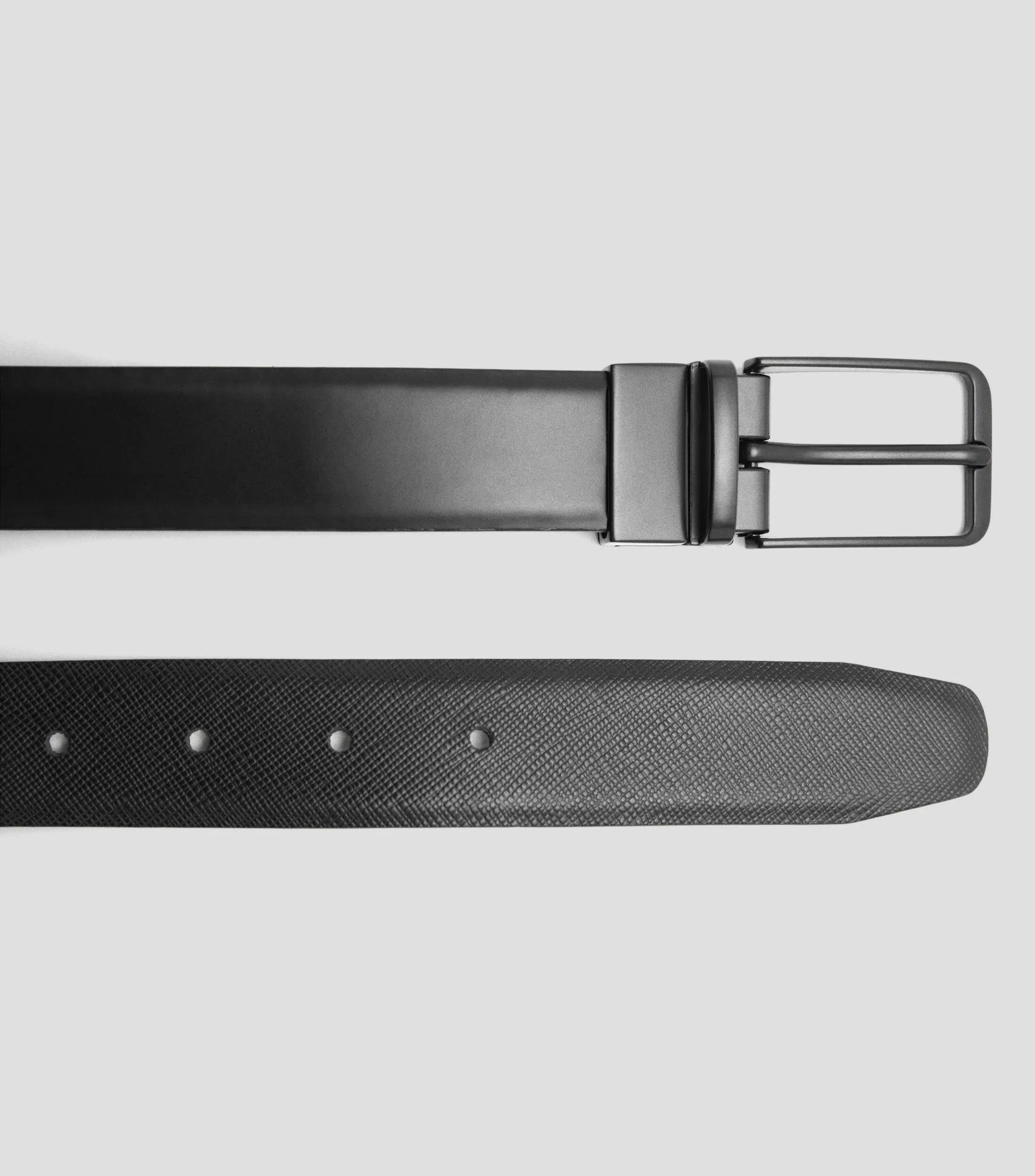 Mango Cinturón Reversible en Piel Formal Hombre